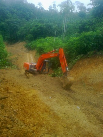 Construcción de vía que comunica la vía principal a Mocoa con el Resguardo indígena de Mandiyaco Municipio de Santa Rosa Cauca